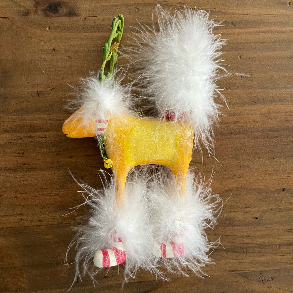 Department 56 Patience Brewster Dog Deer Ornament Christmas